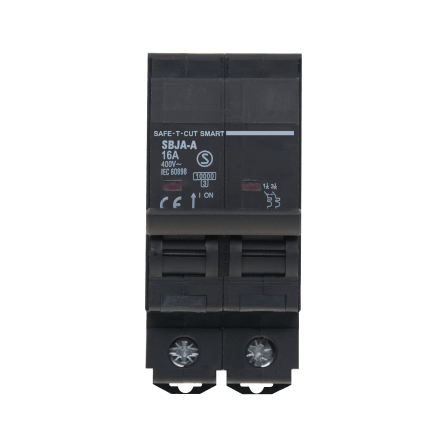 เซอร์กิตเบรกเกอร์ 16 แอมป์ 2 โพล 10KA เซฟ-ที-คัท สมาร์ท รุ่น US สีดำ_0